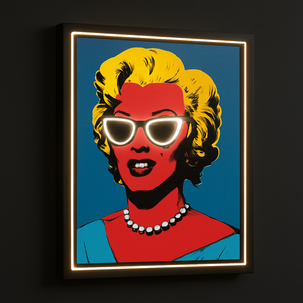 Cadres LED Pop Art