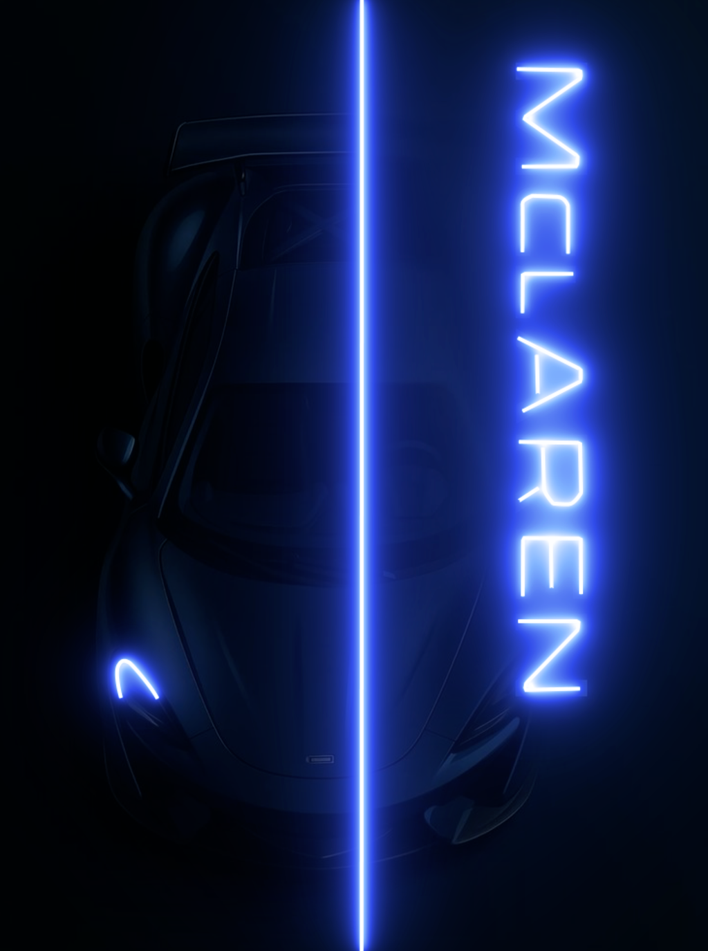 BLUE STRIKE – McLaren 675LT | L’intensité pure en cadre lumineux Eclarys