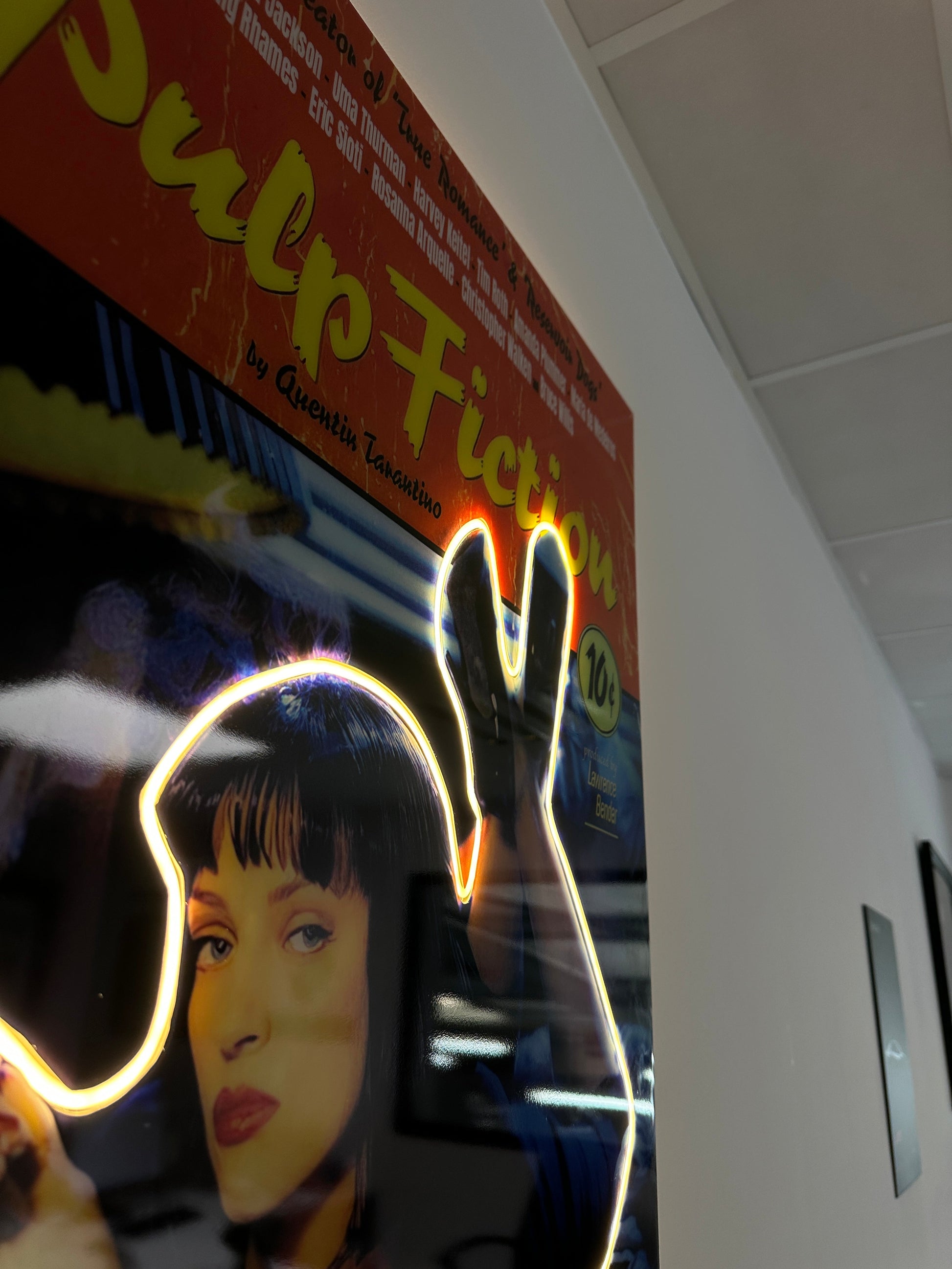 PULP FICTION ICON – Cinéma Pop Art - Tableau LED Époxy Eclarys