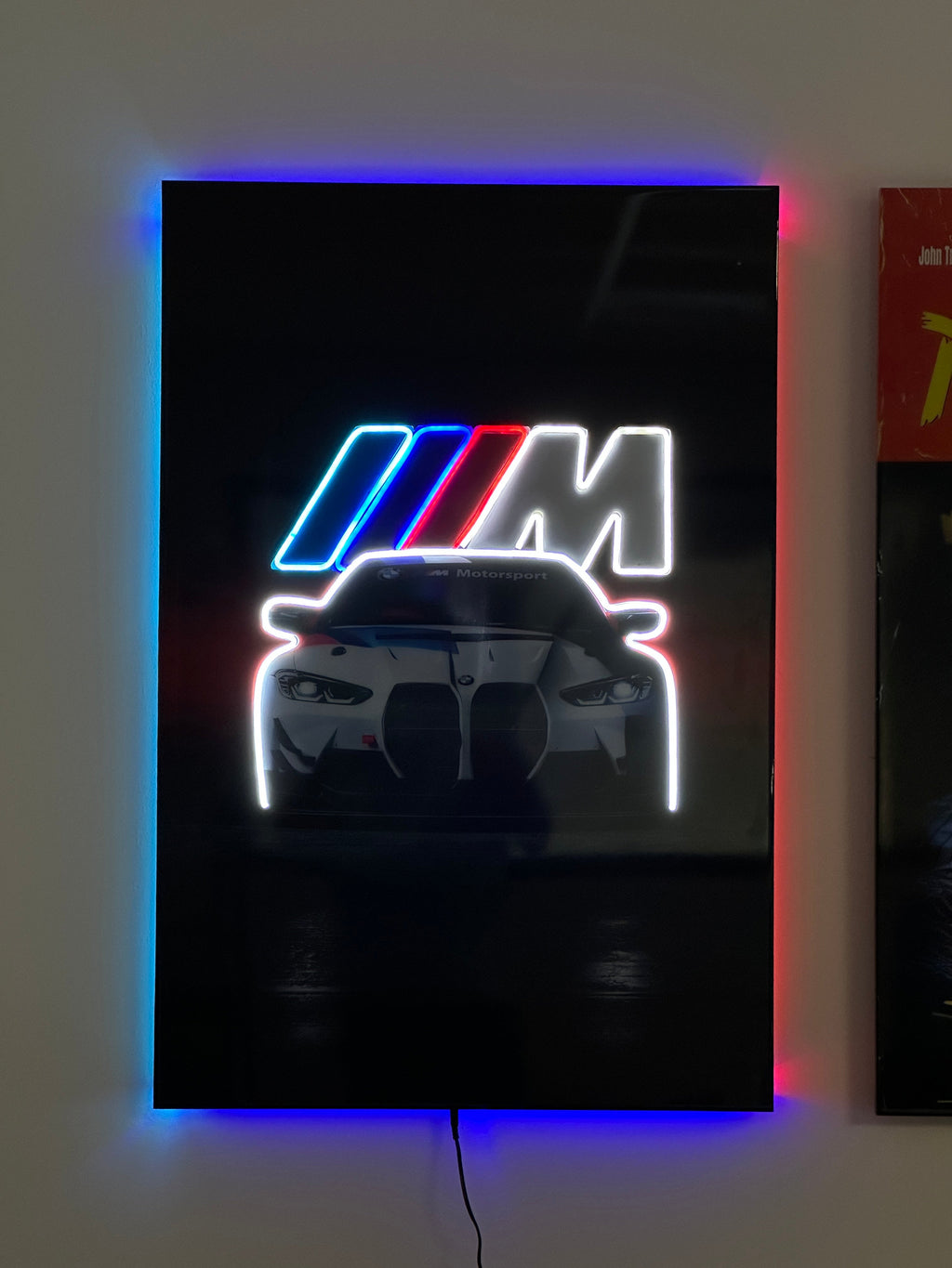 BMW M POWER” – Tableau LED Époxy Motorsport Eclarys