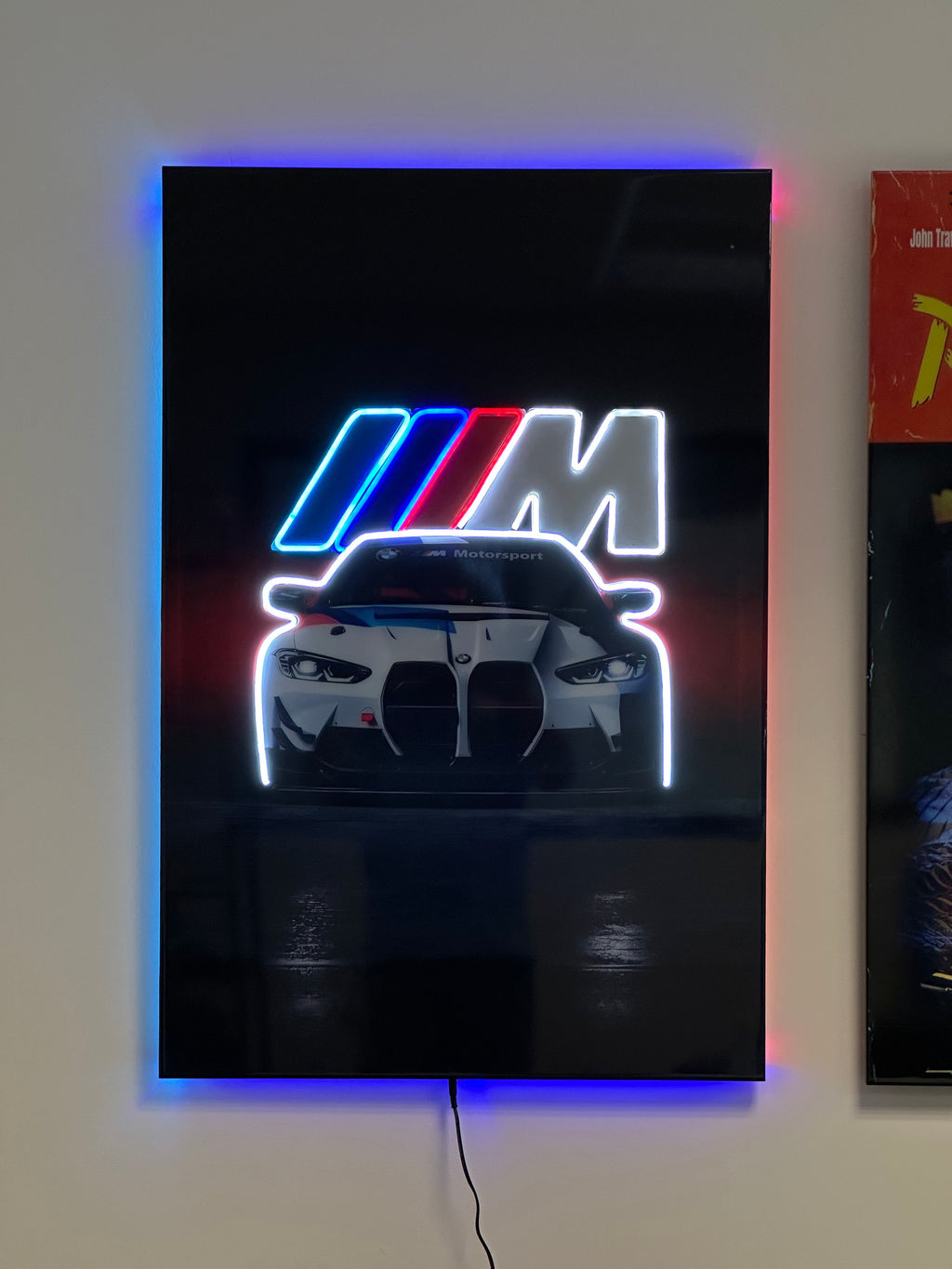 BMW M POWER” – Tableau LED Époxy Motorsport Eclarys