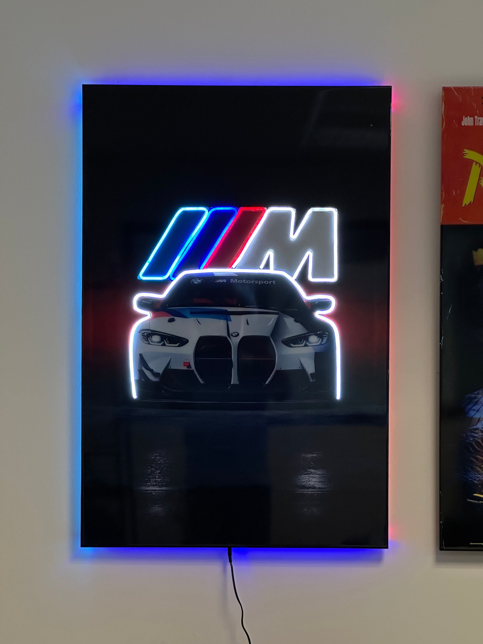 BMW M POWER” – Tableau LED Époxy Motorsport Eclarys