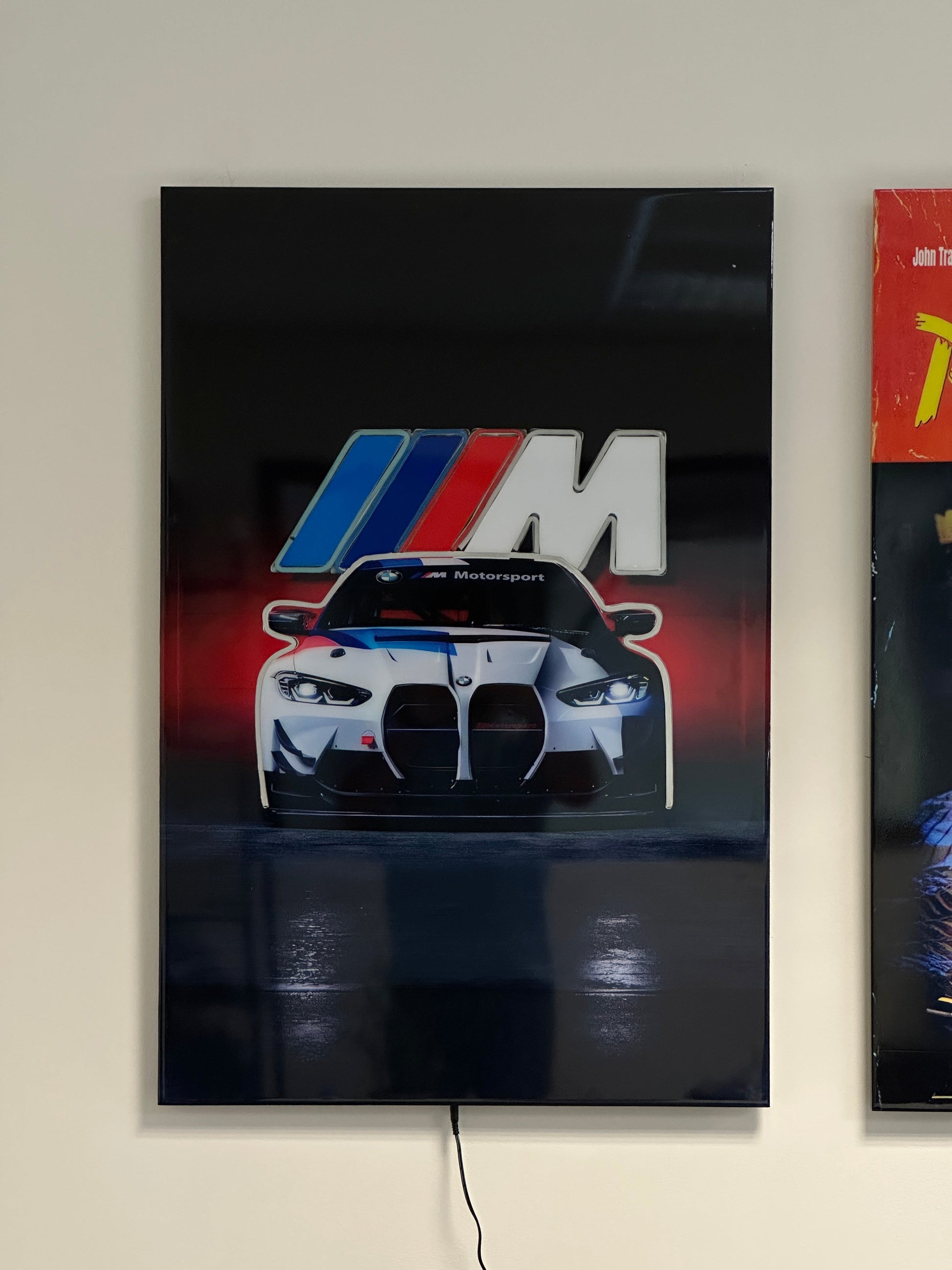 BMW M POWER” – Tableau LED Époxy Motorsport Eclarys