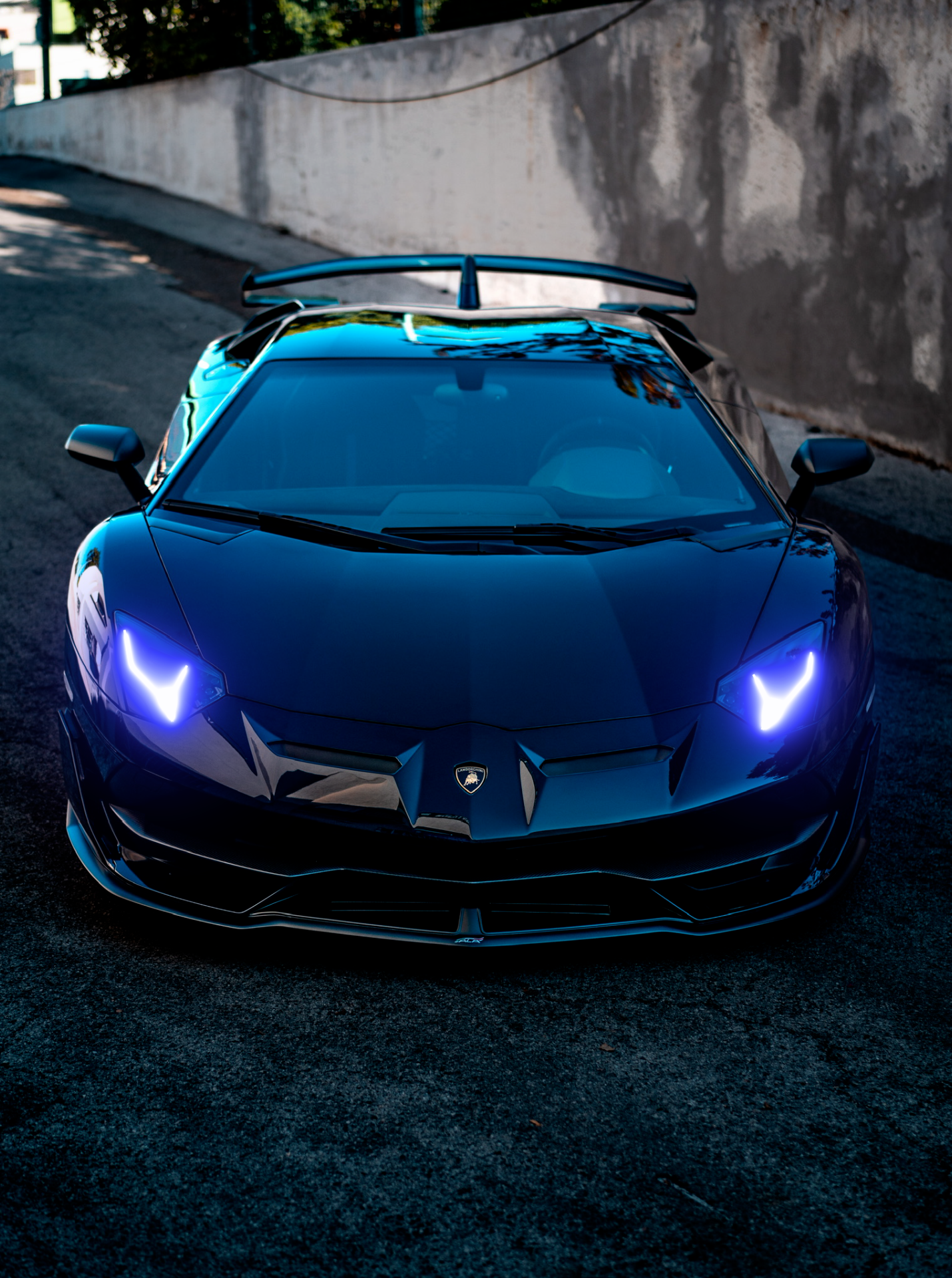 Lamborghini Aventador SVJ Néon – Cadre lumineux LED – Art automobile premium