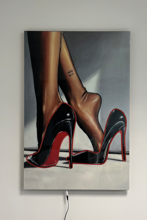 WHY NOT – Cadre LED Talons Aiguilles & Sensualité Féminine Eclarys